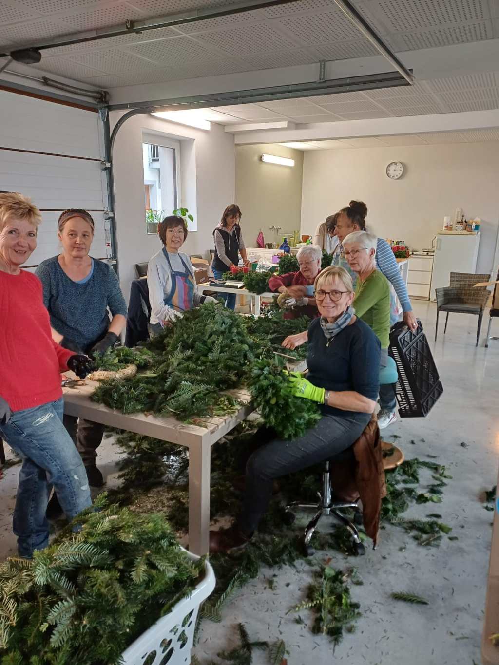 Adventkränze binden